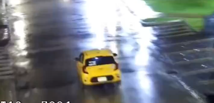 Imagen de  En video: en La Ceja capturaron a dos sujetos que habrían robado un taxi en Rionegro