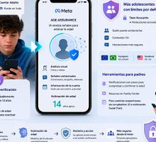 Meta usa IA para ubicar y proteger a adolescentes online