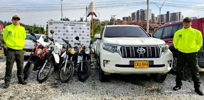 Imagen de  En Rionegro recuperaron cinco vehículos robados avaluados en casi $280 millones