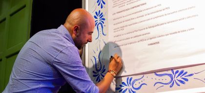 Imagen de  Alcalde de El Carmen presentó el plan de desarrollo “Viveros de la Cultura” ante la comunidad