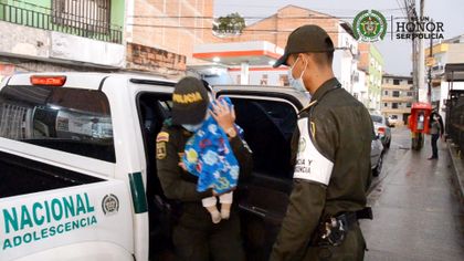 Imagen de Mujer abandonó a su hijo en la plaza de mercado de El Santuario
