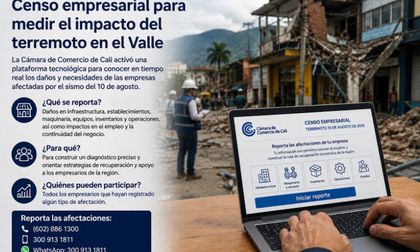 Valle empieza a medir la factura económica del terremoto