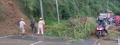 Imagen de Actualización: Autopista Medellín-Bogotá opera con paso reducido a un carril