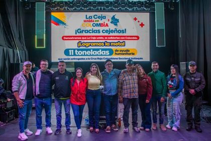 Imagen de  La Ceja superó la meta: reunió 11 toneladas de ayudas durante las Fiestas del Toldo, las Bicicletas y las Flores