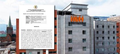 Imagen de  Tribunal ordenó al Gobierno y EPS intervenidas pagar deudas a hospitales y clínicas en Medellín en máximo 30 días
