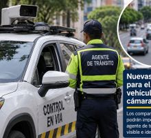 No más comparendos desde vehículos con cámaras sin un agente de tránsito presente