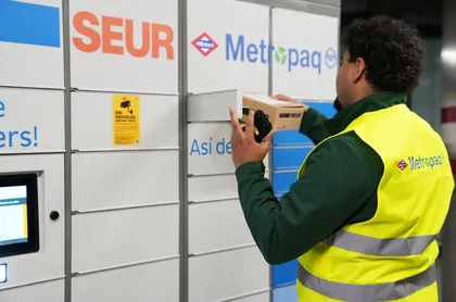 Metropaq evita 39 toneladas de CO₂ en Madrid transportando paquetes bajo tierra