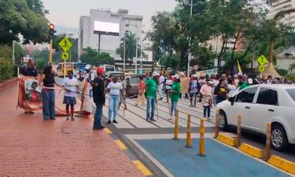 Protesta de la Minga Cali provocó cierres y congestión frente al CAM