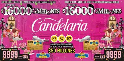 Imagen de  Lotería de Medellín lanza billete especial por el Día de la Madre