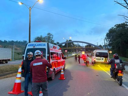 Imagen de  Motociclista de 31 años murió en accidente en la Autopista Medellín-Bogotá
