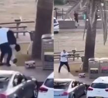 Video: hombre desarmó a sujeto que amenazó a transeúntes con arma de gran calibre