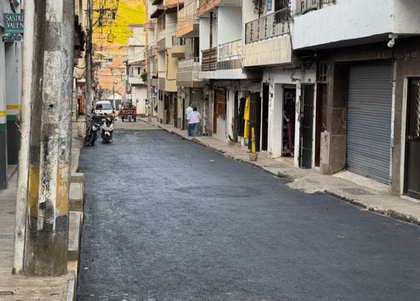Imagen de Escuadrón Vial repavimentó vías urbanas estratégicas en El Santuario