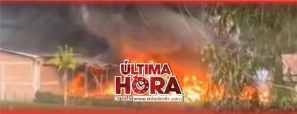 Imagen de  Emergencia por incendio estructural en Marinilla, esto se sabe