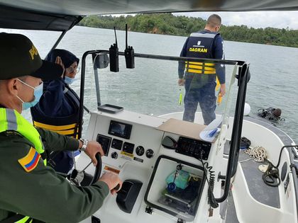 Imagen de  Continúa la búsqueda del cuerpo de un joven en la represa de Guatapé