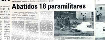 Imagen de Un día para no olvidar en Sonsón: 20 años de la masacre en el centro recreacional La Pinera