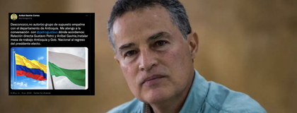 Imagen de “Desconozco, no autorizo grupo de supuesto empalme con Antioquia”: Aníbal Gaviria