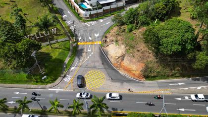Imagen de  Pilas: Avenida Las Palmas ya tiene una nueva glorieta virtual para conectar con El Poblado