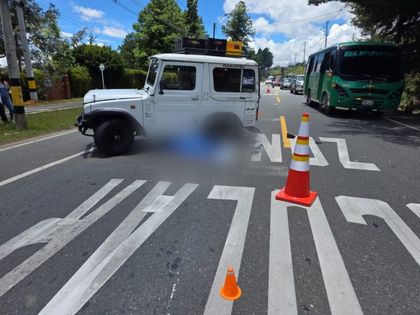 Imagen de  Un motociclista murió en accidente de tránsito en la vía Guarne-Aeropuerto