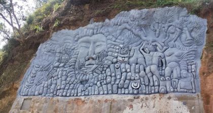 Imagen de Un mural de 1992 es restaurado en Argelia para rescatar la memoria ancestral del municipio