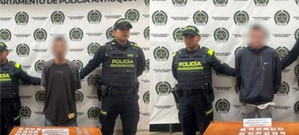 Imagen de  Dos hombres capturados en El Carmen de Viboral por presunto tráfico de estupefacientes