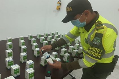 Imagen de  Incautaron 147 frascos de ketamina en Medellín: investigan si iban a ser suministrados a mineros