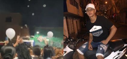 Imagen de  Con globos, música y pólvora despidieron al fletero que murió en intento de atraco en Medellín
