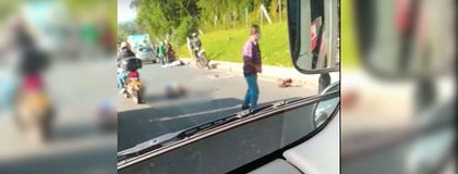 Imagen de Dos heridos de gravedad deja accidente de tránsito en la vía El Tablazo-Aeropuerto JMC