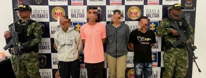 Imagen de Cuatro integrantes del Clan Oriente fueron capturados por extorsión