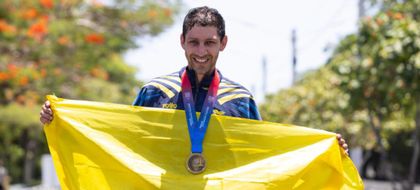 Imagen de  Carmelitano Walter Vargas da primer oro a Colombia en contrarreloj