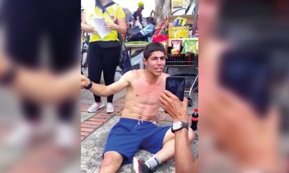 Imagen de Rionegrero llegó a Bogotá tras recorrer más de 500 kilómetros a pie