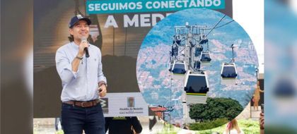 Imagen de  Con la construcción del Metrocable urbano más largo de Medellín buscan resolver los problemas de movilidad en San Antonio de Prado