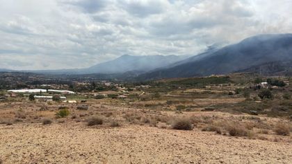 Imagen de  Controlan en un 75 % el incendio en Villa de Leyva