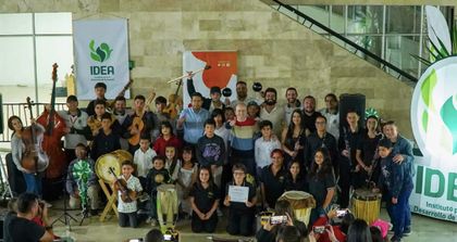 Imagen de  Violines, clarinetes, bombos, gaitas: jóvenes de La Ceja recibieron 137 nuevos instrumentos musicales