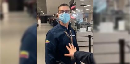 Imagen de Inhabilitado por 12 años funcionario de Migración Colombia que agredió a pasajero en aeropuerto El Dorado