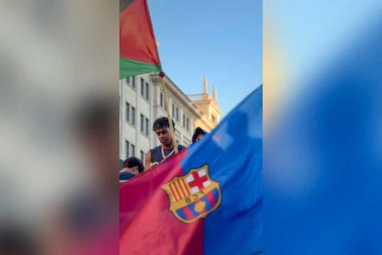 Imagen de  Israel arremete contra Lamine Yamal por ondear una bandera palestina en Barcelona