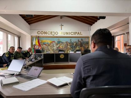 Imagen de  Primer consejo de seguridad de este año en El Santuario confirma reducción en varios delitos de alto impacto