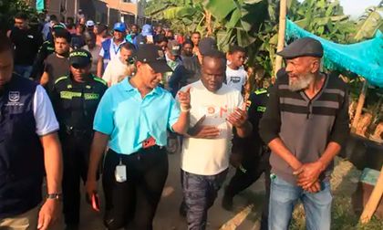 Alcaldía de Cali inició el desalojo de una invasión en el oriente por orden judicial