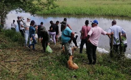 Imagen de  Con el fin de mejorar el recurso pesquero, se realizó repoblamiento en el río La Miel de Sonsón