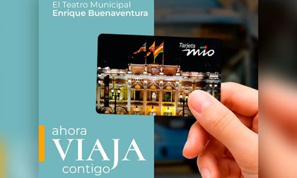 Rinden homenaje al Teatro Municipal en tarjetas del MÍO con una edición especial de 30.000 unidades