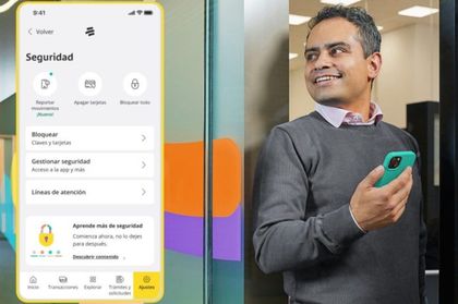 Imagen de  Bancolombia centraliza seguridad en App Mi Bancolombia