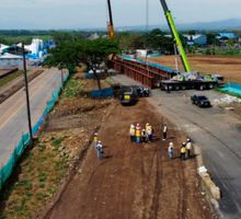 Avanzan obras de nuevo puente en vía Cañasgordas