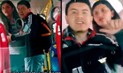 En video: conductor de bus de servicio público retuvo a colados y les salió a deber