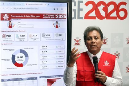 Imagen de Perú deberá afrontar una larga espera para conocer al rival de Fujimori en segunda vuelta