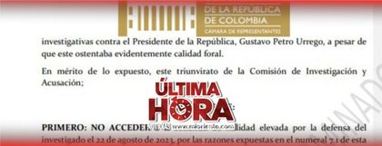 Imagen de  Comisión de Acusación archivaría investigación a Petro por financiación irregular de su campaña