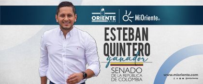 Imagen de Esteban Quintero entró al Senado: fue el cuarto más votado del Centro Democrático