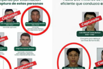 Imagen de Tres del cartel de más capturados, capturados en el Oriente