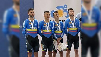 Imagen de  Fernando Gaviria ganó medalla de plata en su regreso al ciclismo de pista