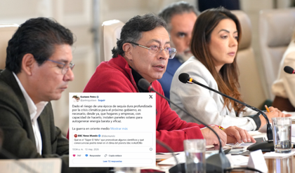 Imagen de  Presidente Petro plantea a hogares y empresas instalar paneles solares, si pueden, frente a riesgo energético