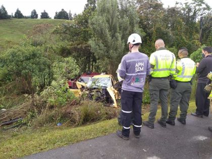 Imagen de Hipótesis de las autoridades sobre el accidente que dejó cinco muertos en la vía Guarne-Aeropuerto
