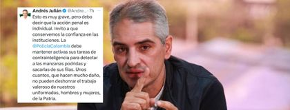 Imagen de  Gobernador pide expulsar “manzanas podridas” tras captura de comandante de Policía en La Ceja